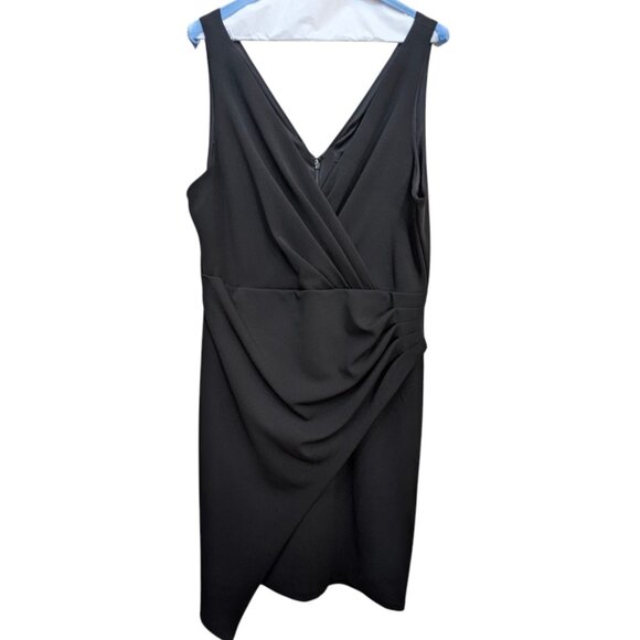 Guess Dress Black Sleeveless Side Knot Stretch - Picture 1 of 3